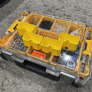 3D Printed Inserts for DeWalt TSTAK 2.0 Water Sealed Organiser (4 Pack) – Perfect for Small Parts Storage!