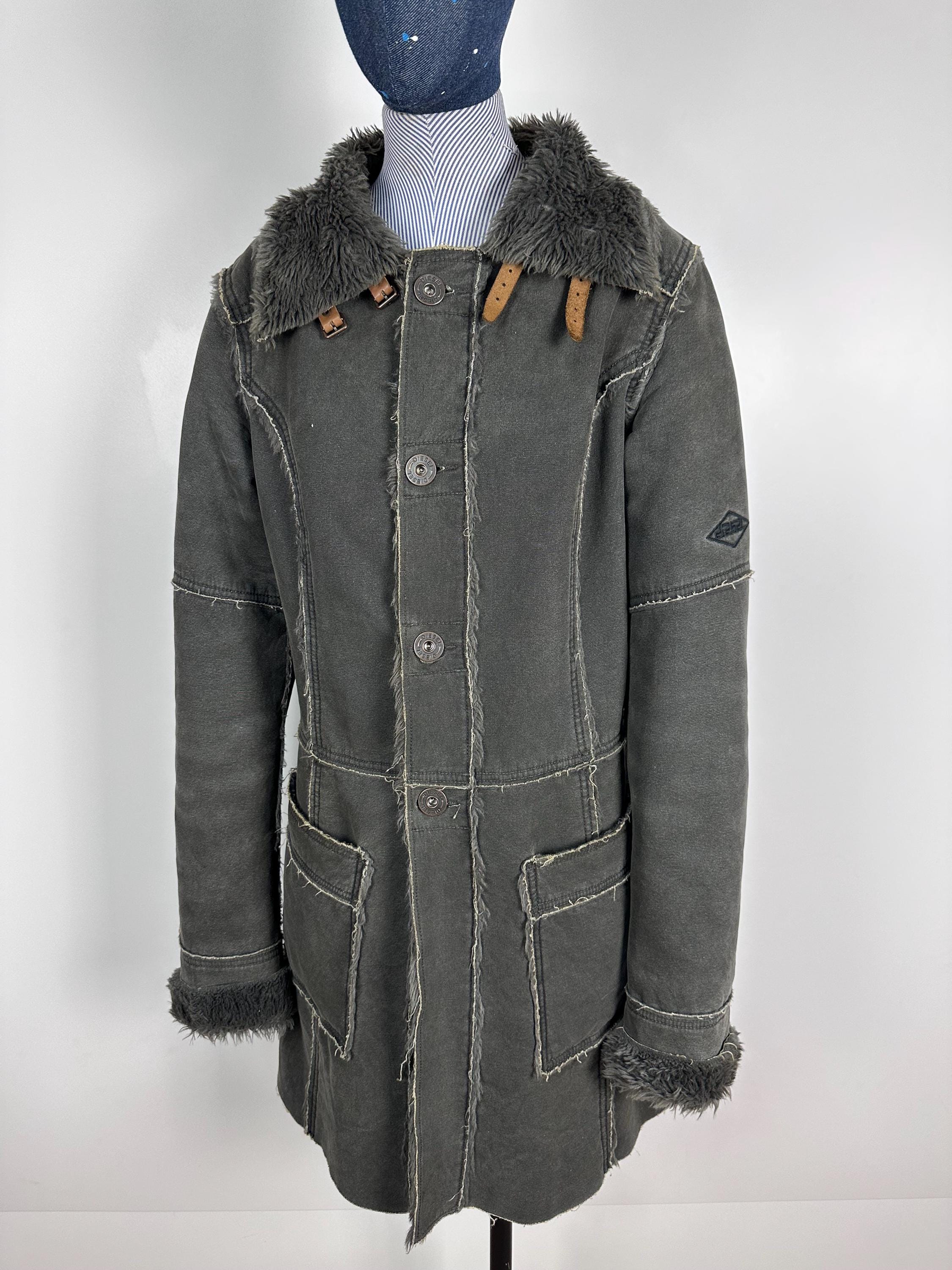 Y2k Diesel Jacket - Etsy Y2k Diesel Jacket - Etsy