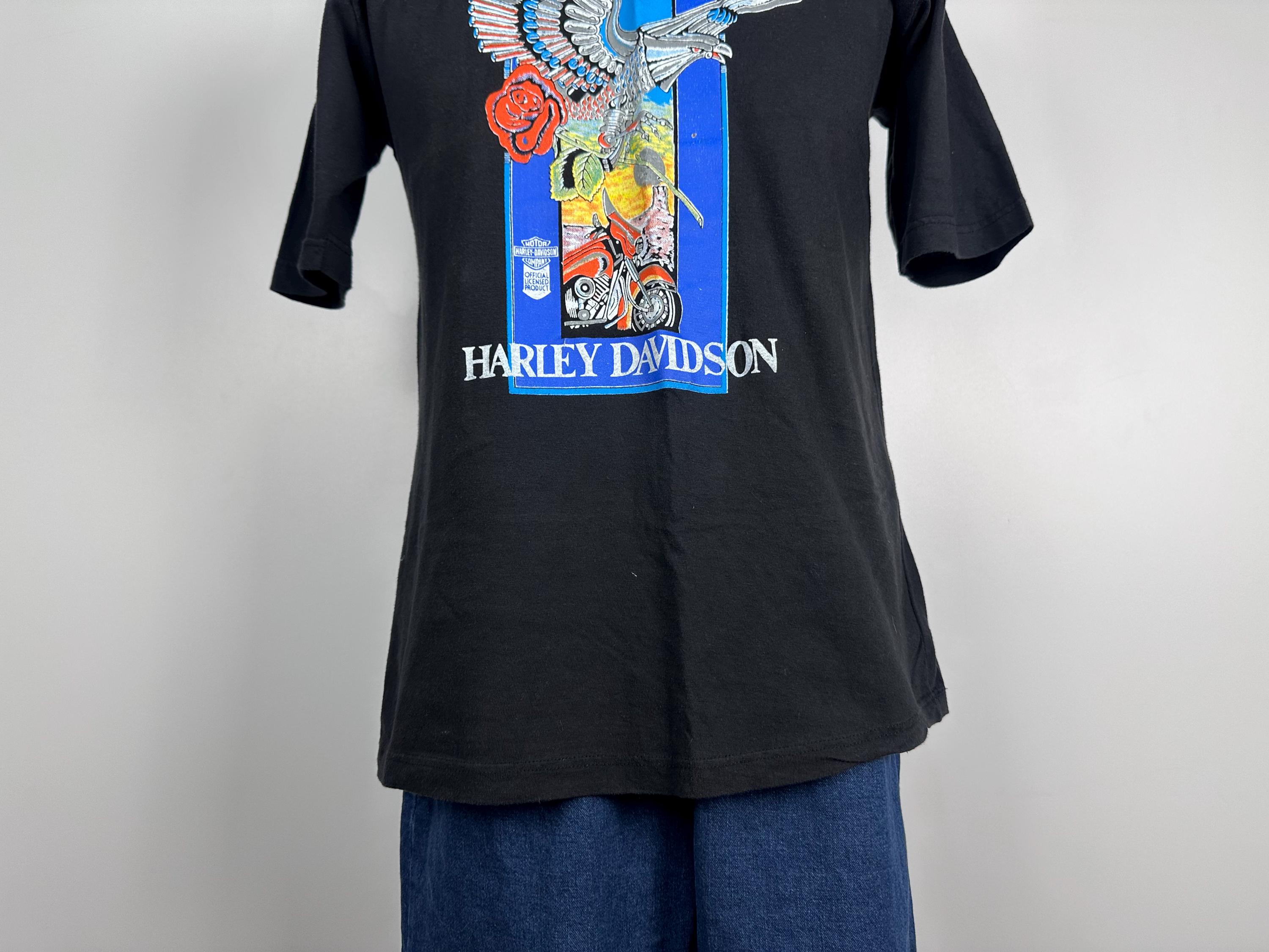 90年代ヴィンテージ ハーレーダビッドソン イーグル グラフィック T