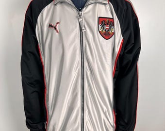 Vintage Austria Track Football Soccer Jacket 1998 2000 Puma Mens Size M