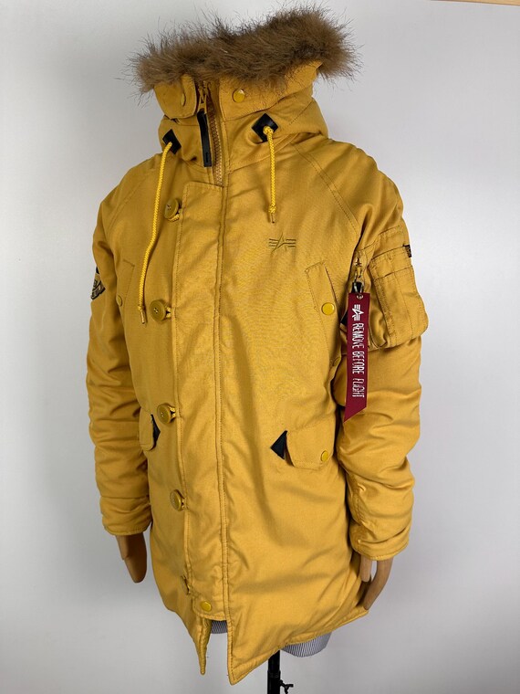 Parka Winterjacke Gelbes Logo Mantel Daunenjacke Only Kurze