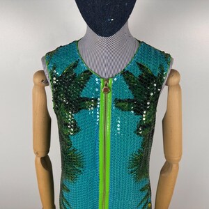 Versace H&M Short Tropical Cocktail Dress Size S image 2