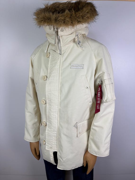 Alpha Industries Parka Extrem Kaltes Wetter Alaska Vintage 
