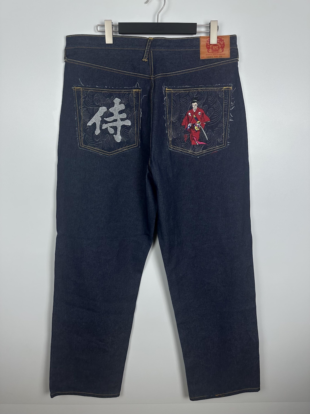 Red Monkey Company Martin Ksohoh Baggy Wave Jeans Mens 40 Dark