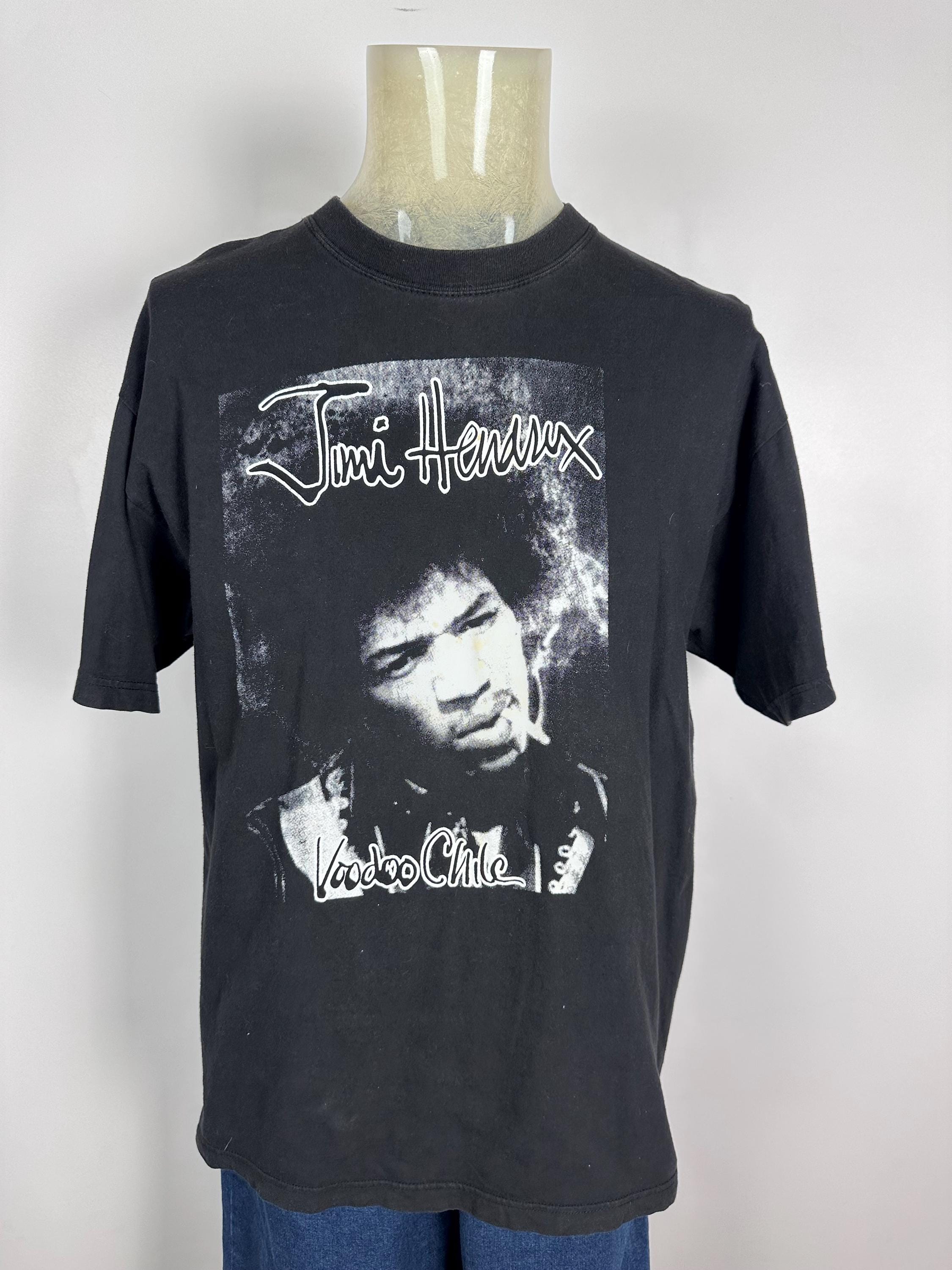ジミ・ヘンドリックス Tシャツ メンズ ブラック グラフィックTシャツ