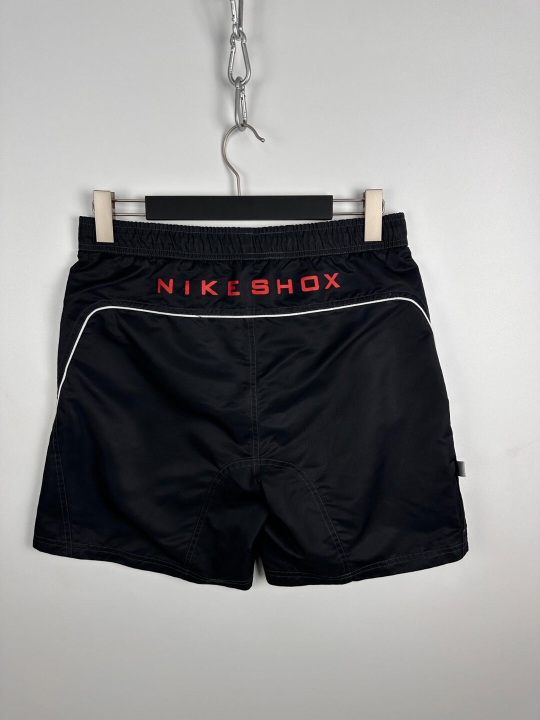 00s euro nike shox shorts ショーツ Vintage Nike Shox Shorts Black Red Mens Size M - Etsy Canada