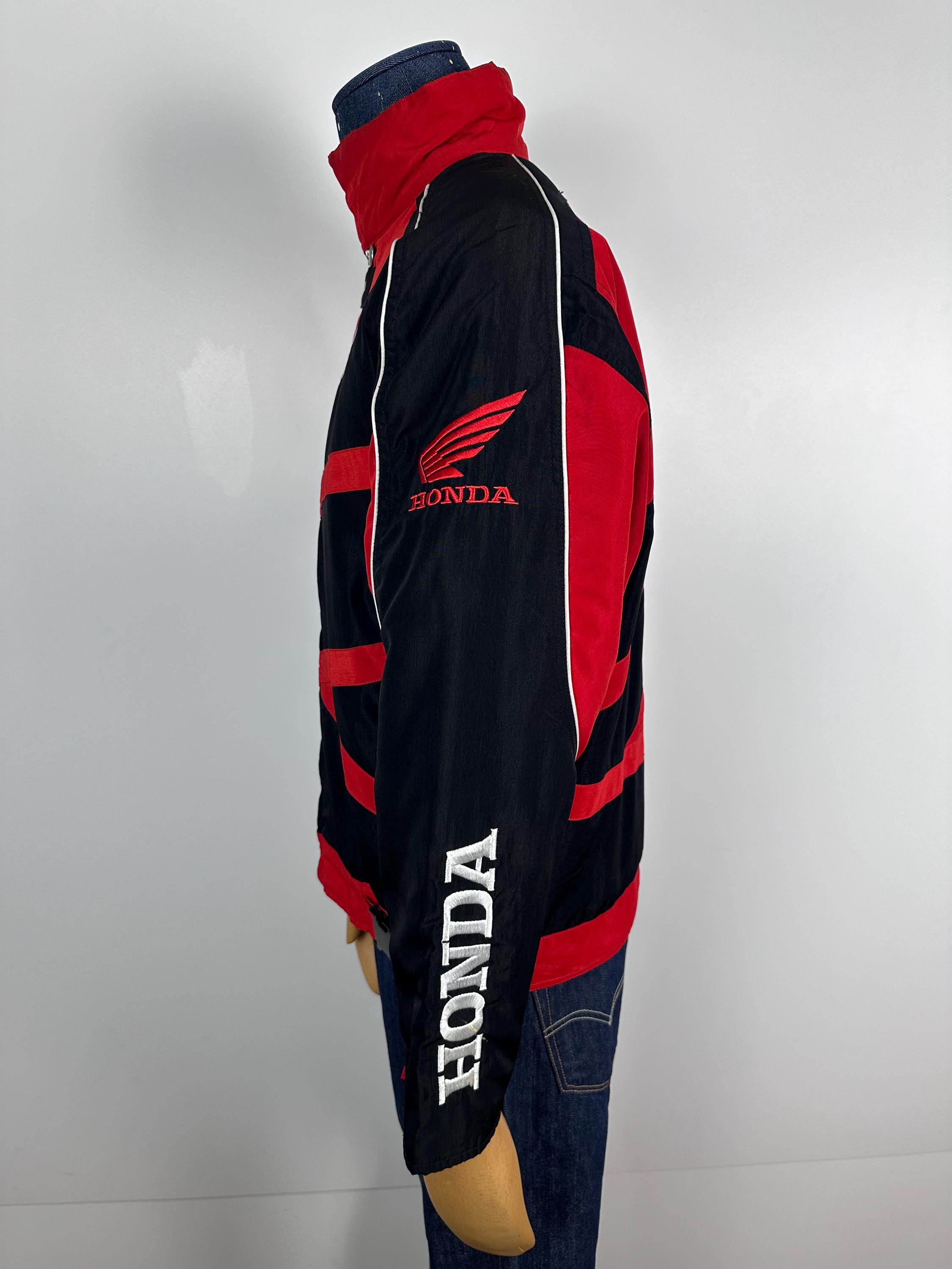 HONDA Racing HRC メンズ レッド ブラック ジャケット ヴィンテージ