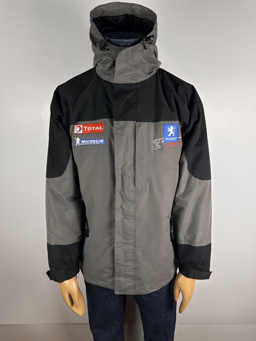 Vintage Peugeot Racing Rally Club Jacket Size L Gray 90s - Etsy