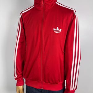 adidas 赤 ストライプ ウォームアップウェア ユーゴスラビア製