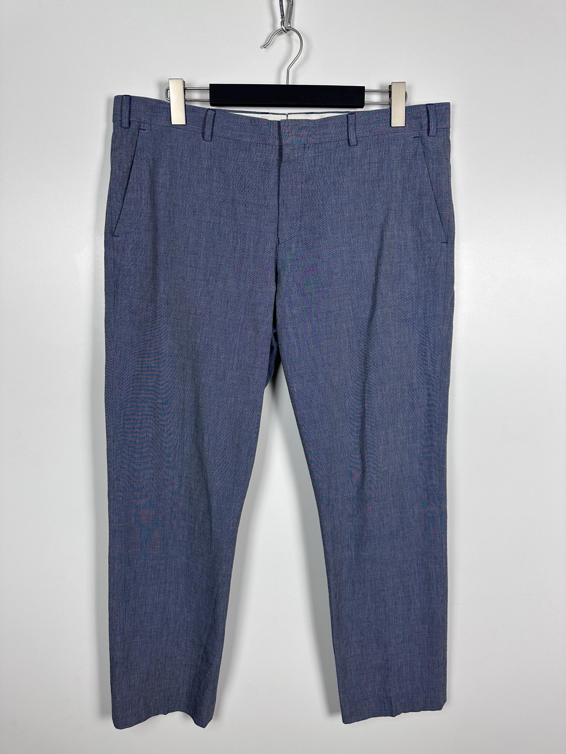 Paul Smith Mens Trousers Cotton Blue Size 38