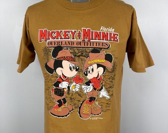ヴィンテージ 80年代 ミッキー＆ミニーマウス フロリダ Tシャツ 