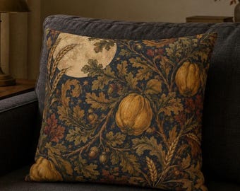 William Morris Pumpkin Vine pillowcase | vintage floral botanical design