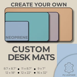 Custom Desk Mat Personalized Mouse Pad Large TCG Playmat Gift for Him Fathers Day Christmas Boyfriend Husband Gift Office Decor Crafting Mat