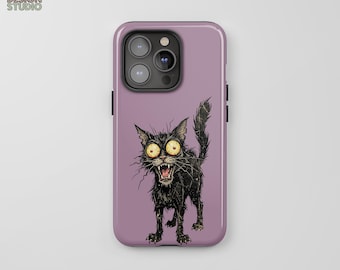 Etui na telefon Crazy Cat – MagSafe, wytrzymałe, zatrzaskowe