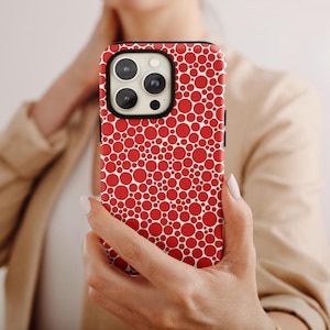 Yayoi Kusama 風 ドット柄 iPhone14 15 16 ケース Yayoi Kusama iPhone Case - Etsy