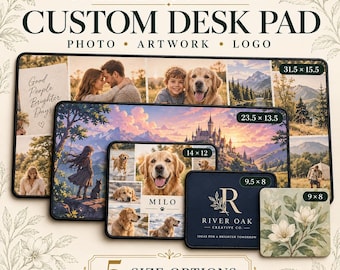 Personalized Desk Mat: Custom Mouse Pad, Gaming & Office Decor