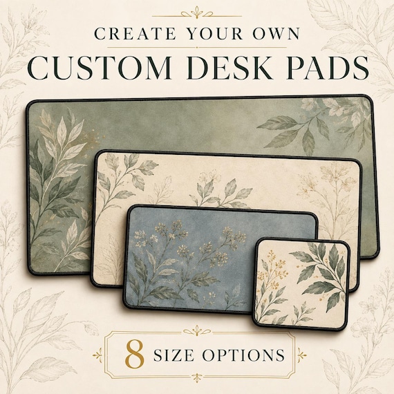 Personalized Desk Mat: Custom Mouse Pad, Gaming & Office Decor