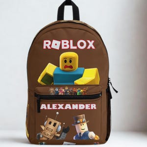 Personalisierter Roblox Rucksack: Individueller Gamer Rucksack