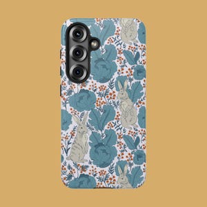 Fundas para teléfono, diseño estilo William Morris, funda floral, funda protectora, carcasa resistente, regalo para ella