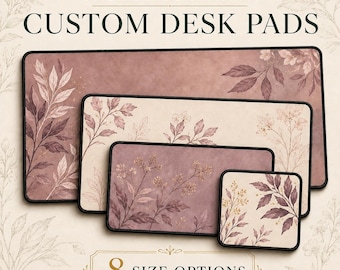 Custom Artwork Desk Mat, Personalised Mouse Pad, Upload Your Design, Artist Gift Mat