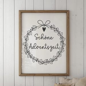 Schöne Adventszeit Datei, digitaler Download Plotter Cricut