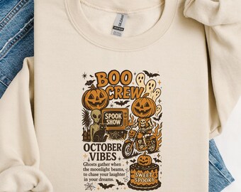 Halloween Graphic T-Shirt, Funny Spooky Tee, Unisex Halloween Costume Shirt for Men and Women