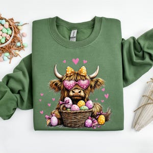 Easter Cow Shirt, Easter, Easter Bunny Shirt,Kids Easter Shirt, Cute Easter Shirt,Easter Day Shirt, Easter Bunny Shirt