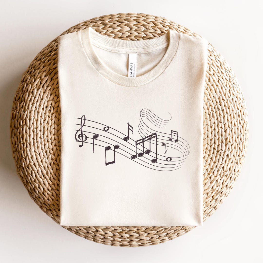 Musical Note Merch Music Notes Shirt, Treble Clef Tee, Music Lover Tshirt, Musician Gift ...