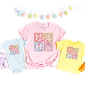 Personalized Easter Sweatshirt, Easter Family Matching Shirt, Easter Day Gifts, Cute Easter Shirt, Easter Family Shirt, Mama Mini Shirts