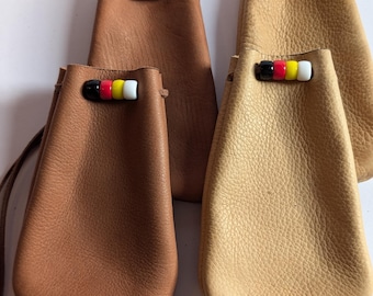 Traditional Handcrafted Leather Medicine Pouch