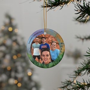 Personalized Christmas Ornament, Personalized gifts, National Park, Yosemite, Camping, Traveler, Camper, National Park souvenir, custom 2024