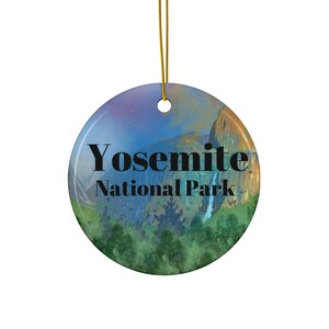 Yosemite National Park Ornament, California, Southwest, Christmas Tree, Nature Lover Gift, National Parks, Travel, Souvenir, Collectible