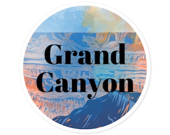 Grand Canyon Aufkleber, Laptop Aufkleber
