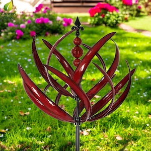Kinetic Wind Spinner - Eye-Catching Metal Garden Decor for Patio, Lawn, and Yard, Wind-Powered Sculpture, Durable and Weatherproof