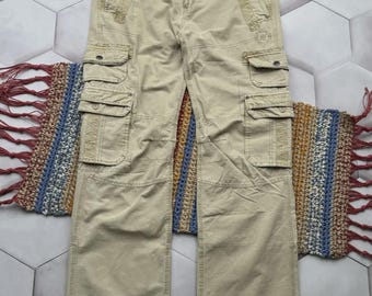 Vintage Multi-Pocket Military Type Pants Men&#39;s Size 36
