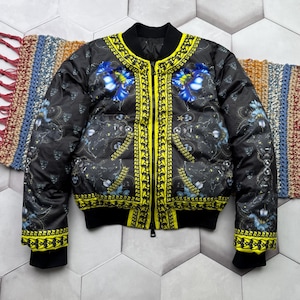 Vintage Cropped Down Printed Jacket Women’s Size S