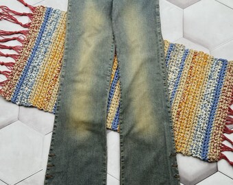 Vintage Faded Flared Bondage Jeans Women's Size XS - Etsy