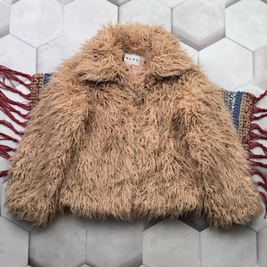 Y2K Faux Fur Short Jacket Women’s Size S