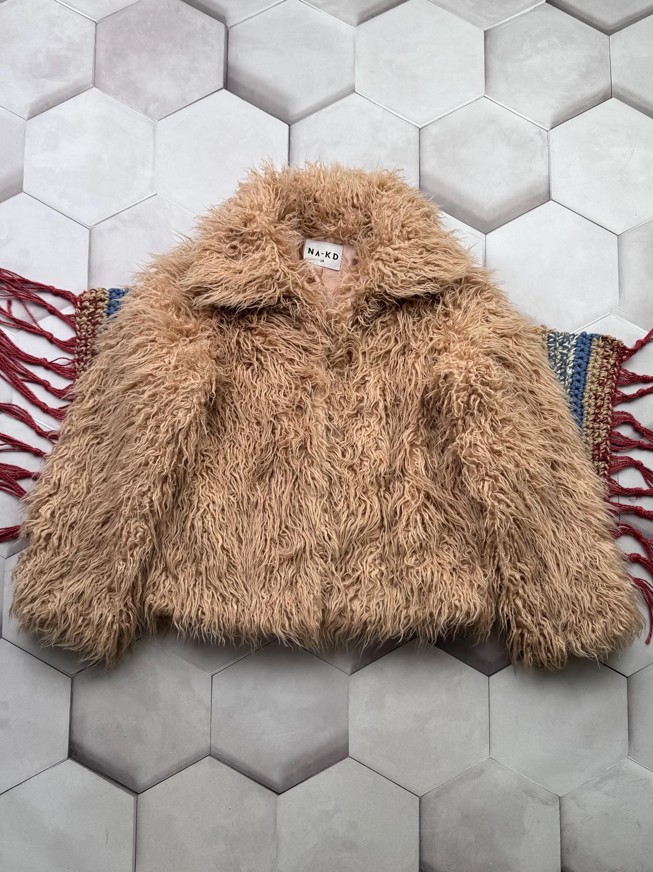 Y2K Faux Fur Short Jacket Women's Size S - Etsy