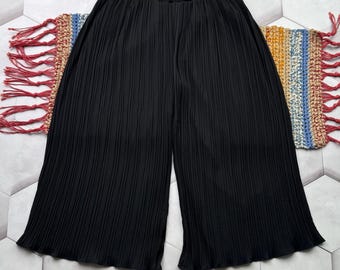 Pantalones de paracaídas plisados vintage para hombre, talla 32