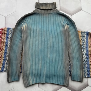 Vintage Faded Ribbed Sweater Women’s Size M