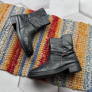 Vintage Leather Boots Women&#39;s Size 39