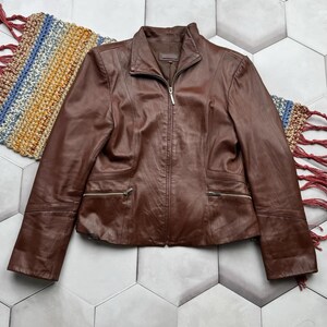Vintage Leather Jacket Women’s Size M
