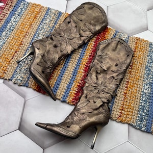 Vintage Leather Boots Women&#39;s Size 36