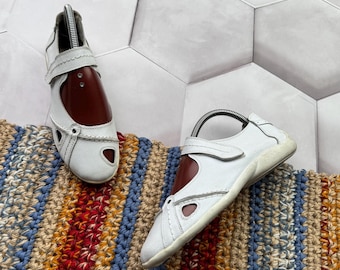 Vintage Futuristic Leather Ballet Women's Size 38