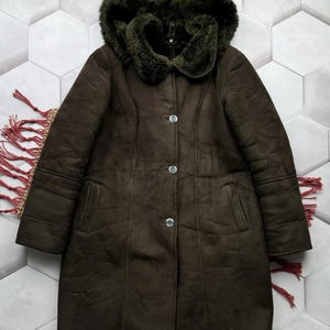Vintage Sun Faded Faux Sheepskin Women’s Size L