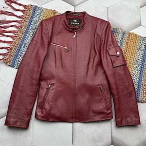 Vintage Leather Jacket Women’s Size S