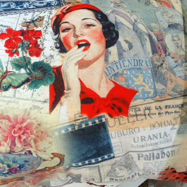 Vintage Style Pillow Etsy