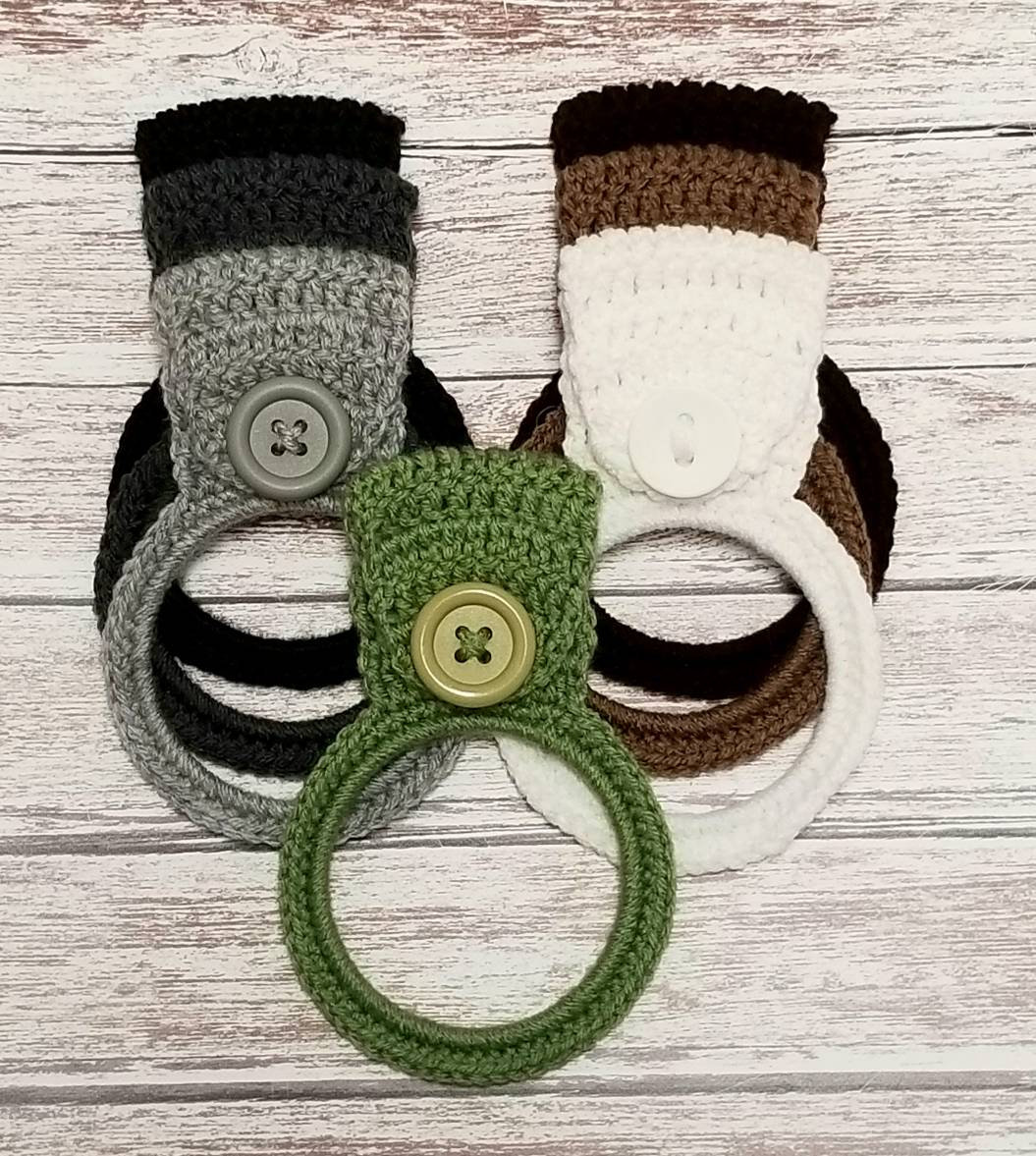 Kitchen Towel Holder Ring Crochet Towel Ring Hoop Black Etsy