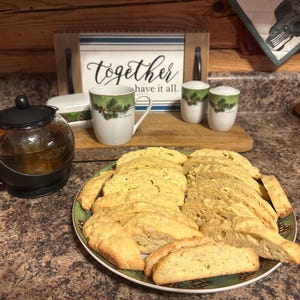Italian Biscotti Cookies made with Sourdough